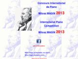 Concours international de piano Milosz Magin