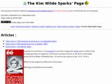The Kim Wilde Sparks' Page