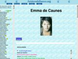 Emma de Caunes - Actrices Françaises