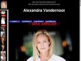Alexandra Vandernoot - Actrices Francophones