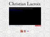 Christian Lacroix : Le site officiel